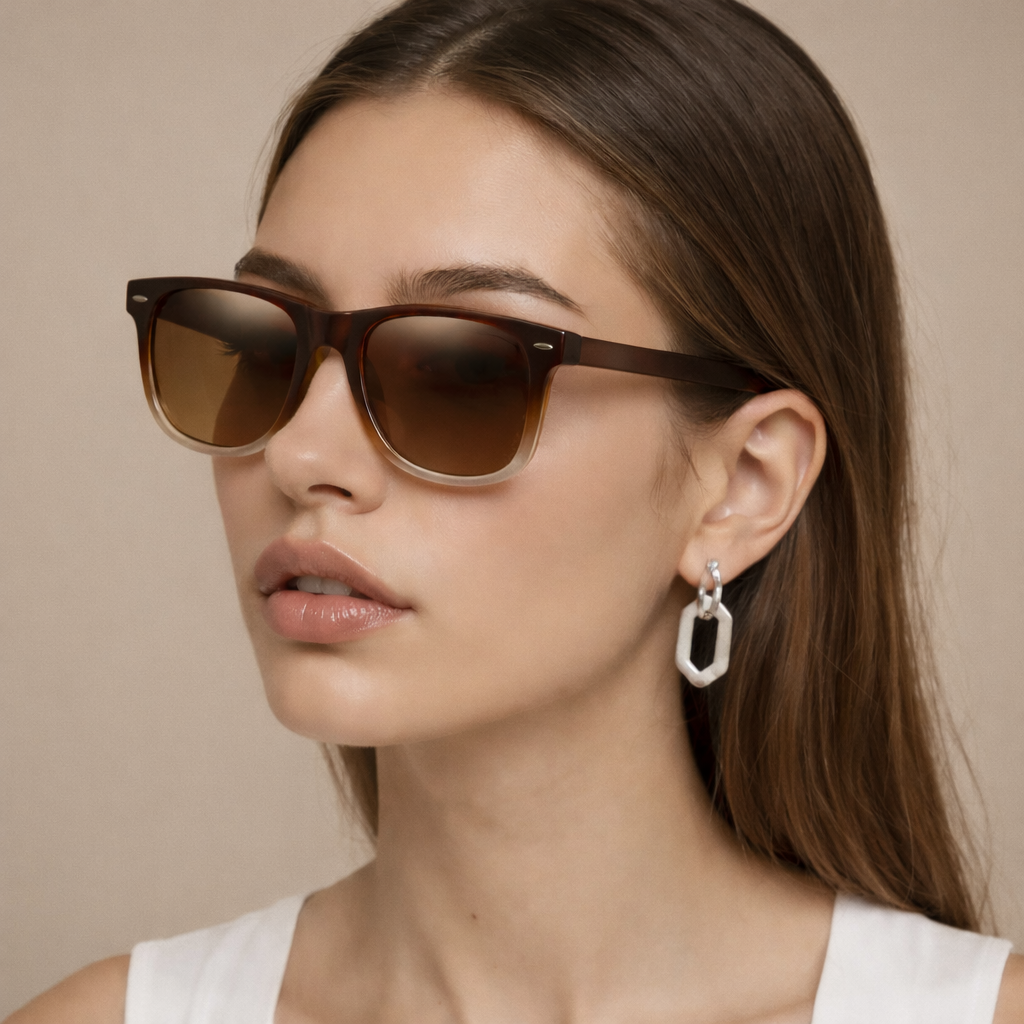 Unisex Retro TR90 Polarized Sunglasses